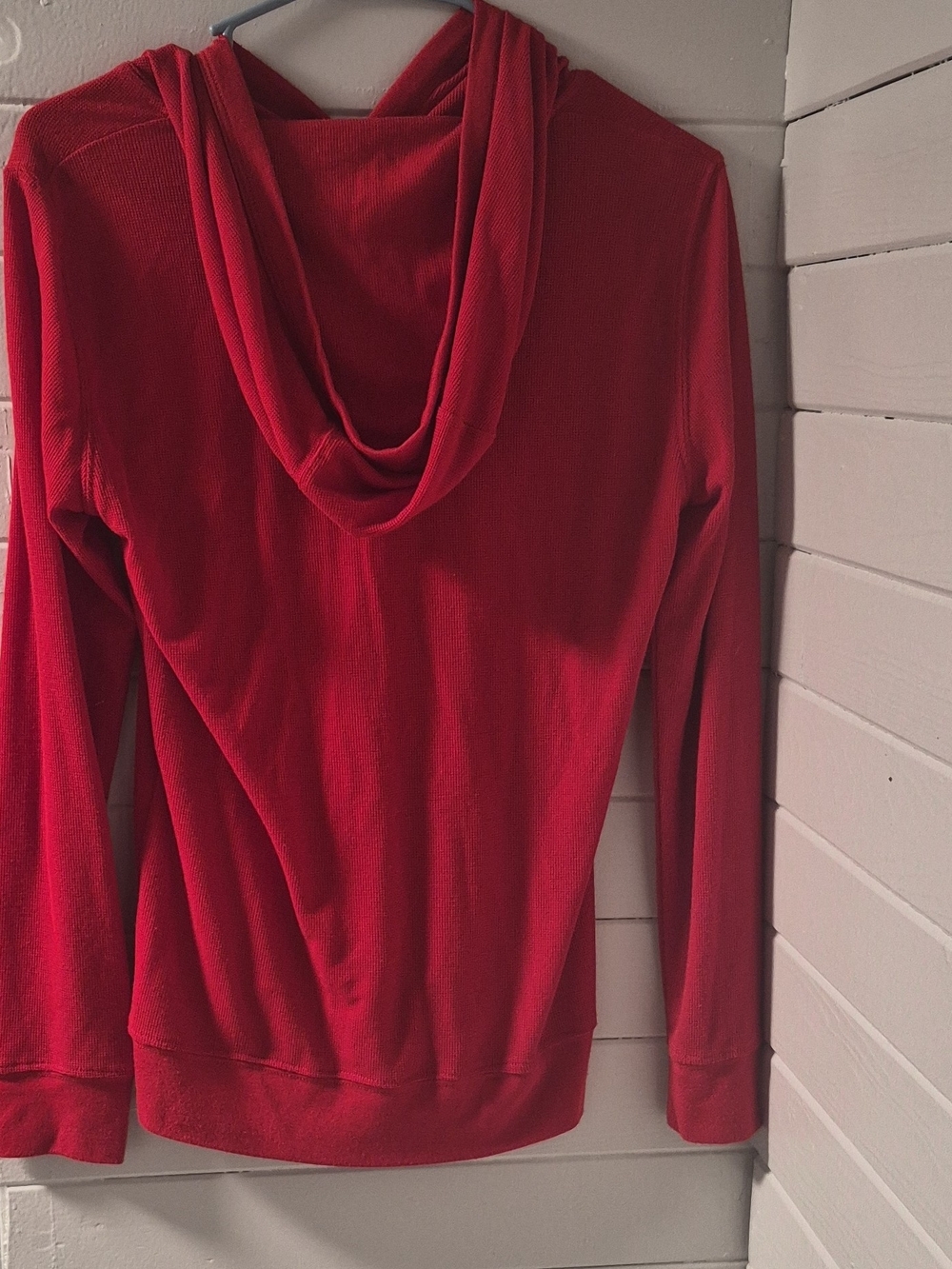 Michael Kors Red Rhinestone MK Logo Hoodie - Picture 2 of 3